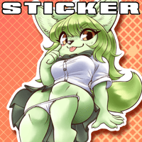Image 1 of Matcha Fox - Vinyl Sticker