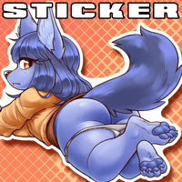 Image 1 of Blackberry Dog - Vinyl Sticker