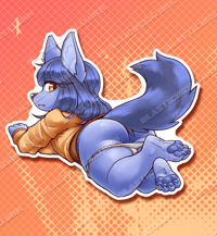 Image 2 of Blackberry Dog - Vinyl Sticker