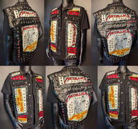 Image 1 of METALLICA DAMAGED JUSTICE BATTLE VEST 