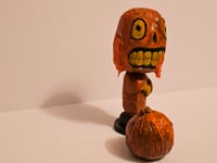 Image 2 of Bob Zombie Statuette with Flesh Pumpkin (Vintage Halloween Variant)