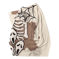 Image 3 of Taupe spiderweb Tee ( XL )