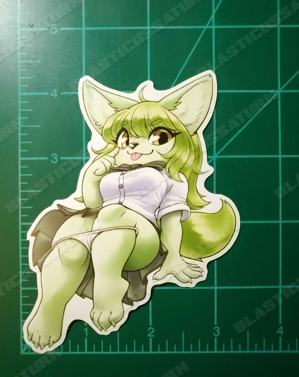 Matcha Fox - Vinyl Sticker