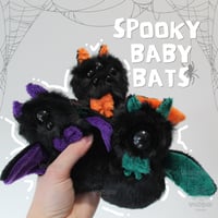 Image 1 of Spooky Baby Bats Plush - Halloween Drop 2024 (x3 Available) 