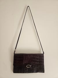 Image 1 of Vintage Faux Crocodile skin bag 