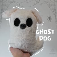 Image 1 of Ghost Dog Plush! - Halloween Drop 2024