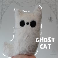 Image 1 of Ghost Cat Plush! - Halloween Drop 2024