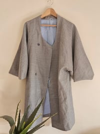 Image 2 of Vintage Grey Batwing Coat