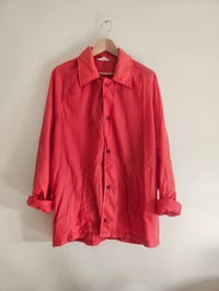 Image 2 of Vintage Red Popper Raincoat 