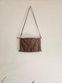 Image 2 of Vintage Brown Distressed Leather Bag