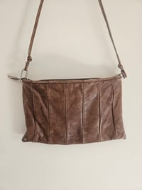 Image 3 of Vintage Brown Distressed Leather Bag