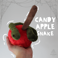 Image 1 of Candy Apple Snake Plush - Halloween Drop 2024