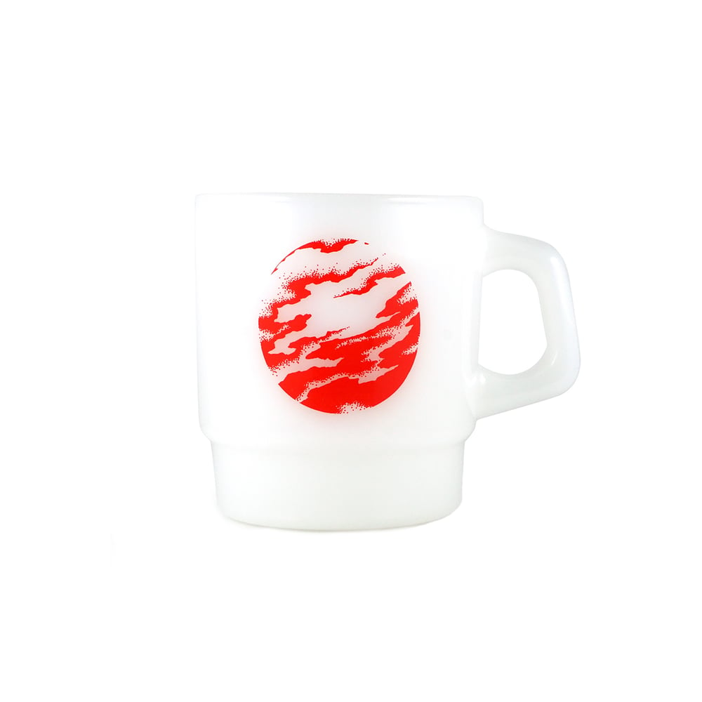 Image of rising spiral glass mug