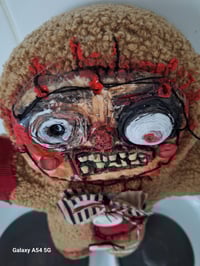 Image 10 of Halloween Custom Made Doll. The Gingerbread Man. Handmade Creepy Plushie. Gothic Home Decor. Unique 