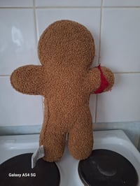 Image 13 of Halloween Custom Made Doll. The Gingerbread Man. Handmade Creepy Plushie. Gothic Home Decor. Unique 