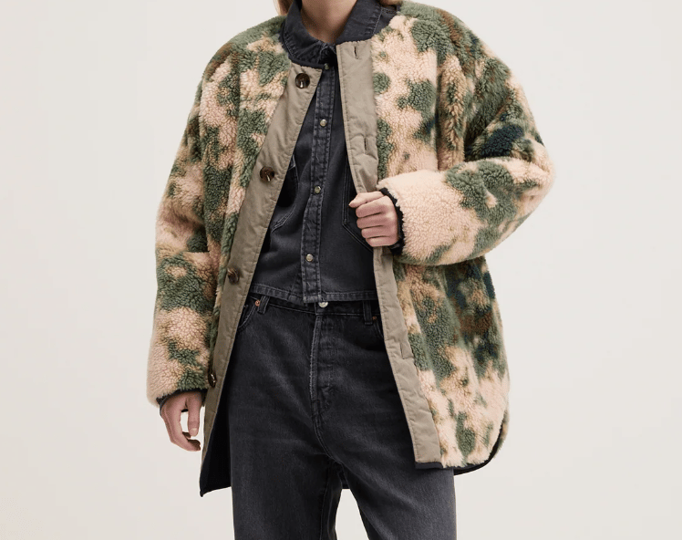 Image of Oversized Reversible Padded Jacket