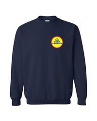 Image 2 of CJ "CURBS" CREWNECK SWEATSHIRT NAVY BLUE