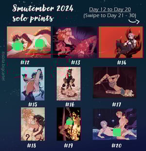 Image of Smutember 2024 Prints