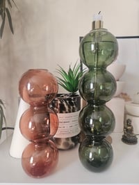 Image 4 of Scandinavian Retro Glass Candle Holders and Vases 