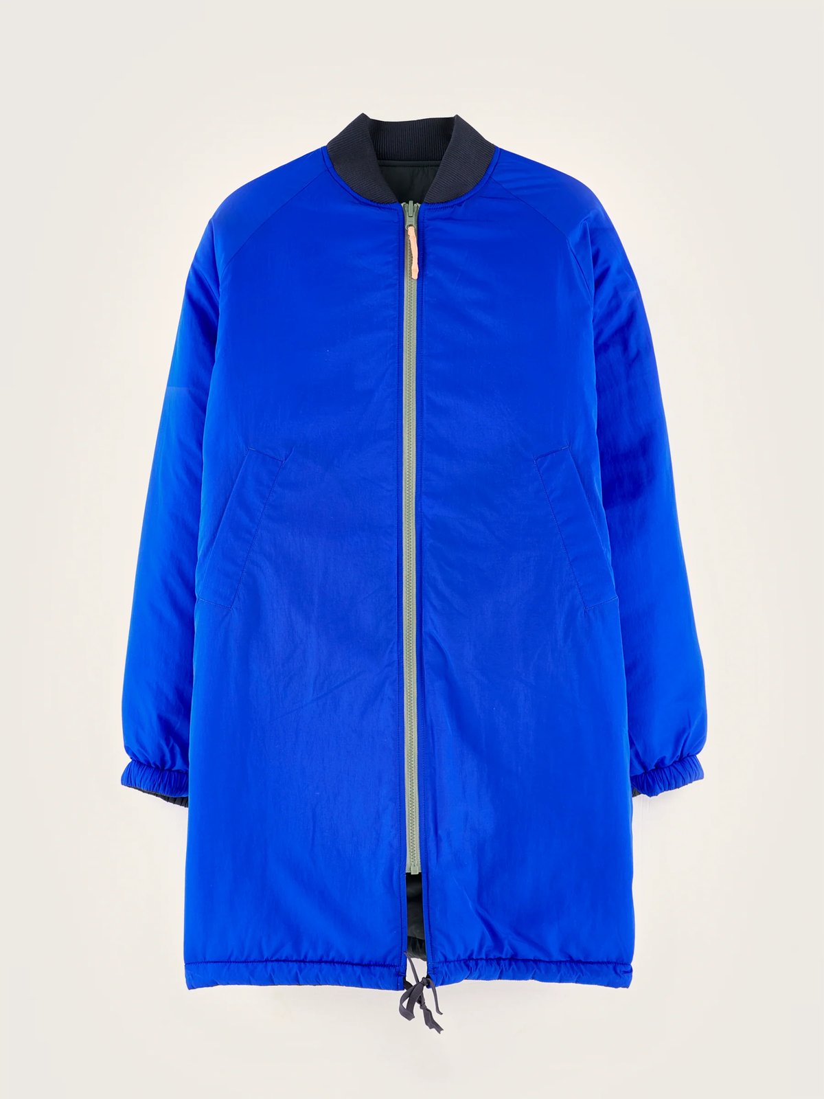 Image of Oversized Parka - Reversible (Grey to Blue)