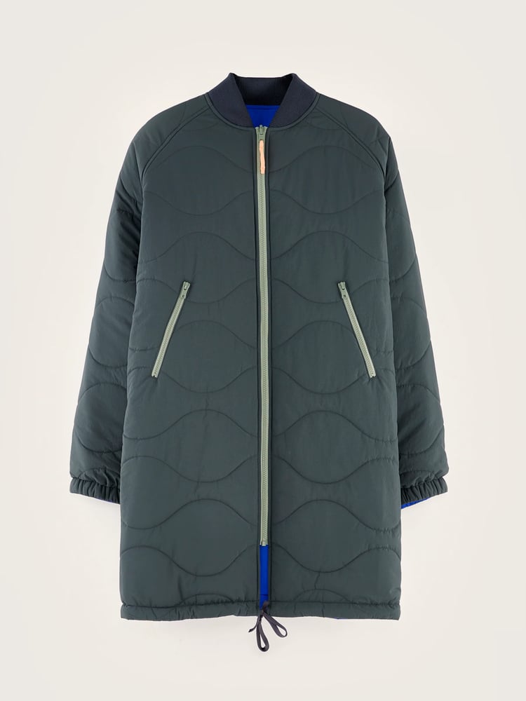 Image of Oversized Parka - Reversible (Grey to Blue)