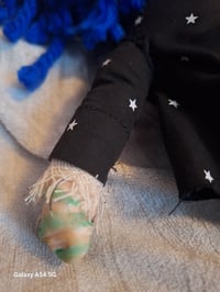 Image 15 of Coraline Jones handmade fabric and polymer clay doll unique one of a kind fan art doll. Haunted doll