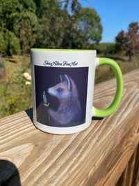 “Fox with Mint #1” Ceramic Mug