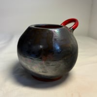 Image 4 of Boule cristal avec anse rouge 