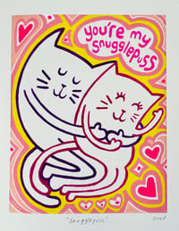 Image 1 of 'Snugglepuss' Fine art print