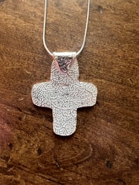 Image 3 of Small filigree silver cross
