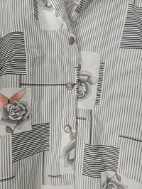 Image 3 of Vintage Abstract Mod Button Mini dress