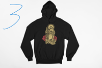 Image 3 of San Judas Unisex Crewneck Hoodie.