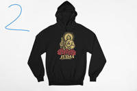 Image 2 of San Judas Unisex Crewneck Hoodie.