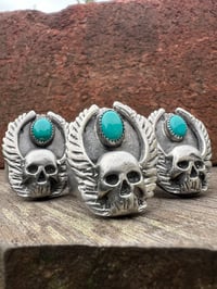 Image 2 of WL&A Handmade Blue Royston Sunset DeathRider Signets