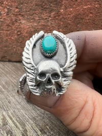 Image 1 of WL&A Handmade Blue Royston Sunset DeathRider Signets