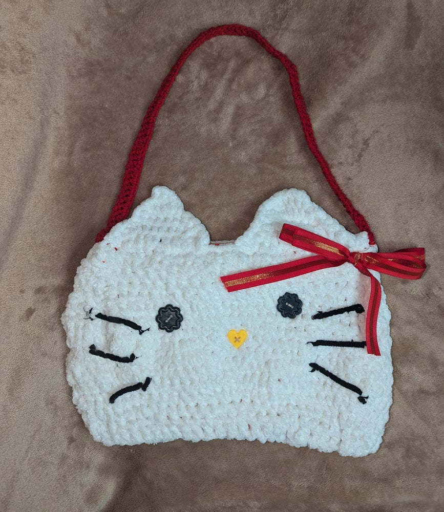 Image of "Hello Kitty" Crochet Bags