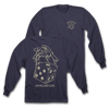 MASTER OF DICE - " NAVY/BONE " - LONG SLEEVE