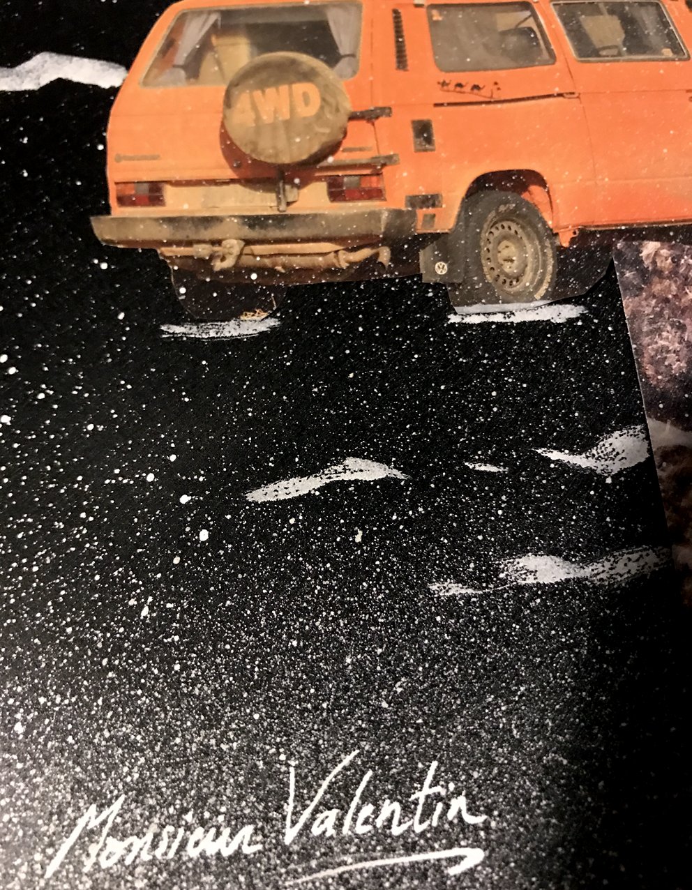 Image of TABLEAU "SENTIER LUNAIRE"