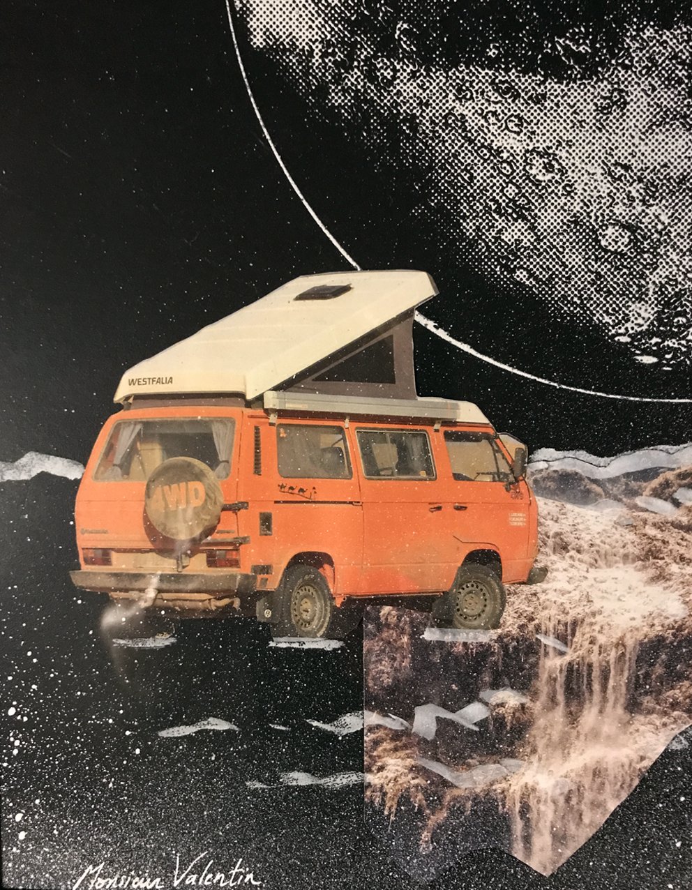 Image of TABLEAU "SENTIER LUNAIRE"