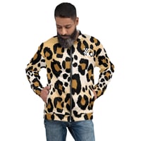 Image 4 of Leopard Unisex Bomber Jacket