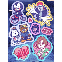 GAME OVER STICKER SHEET