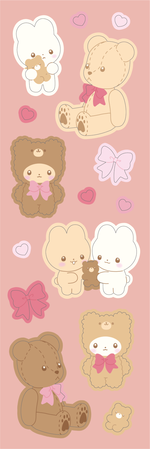 Bear Life Sticker Sheet