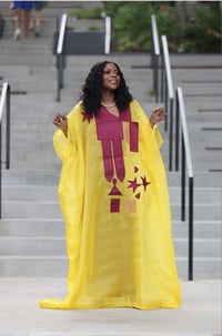 Image 3 of NANI BUBU (Yellow/Burgundy)