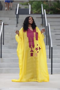 Image 1 of NANI BUBU (Yellow/Burgundy)