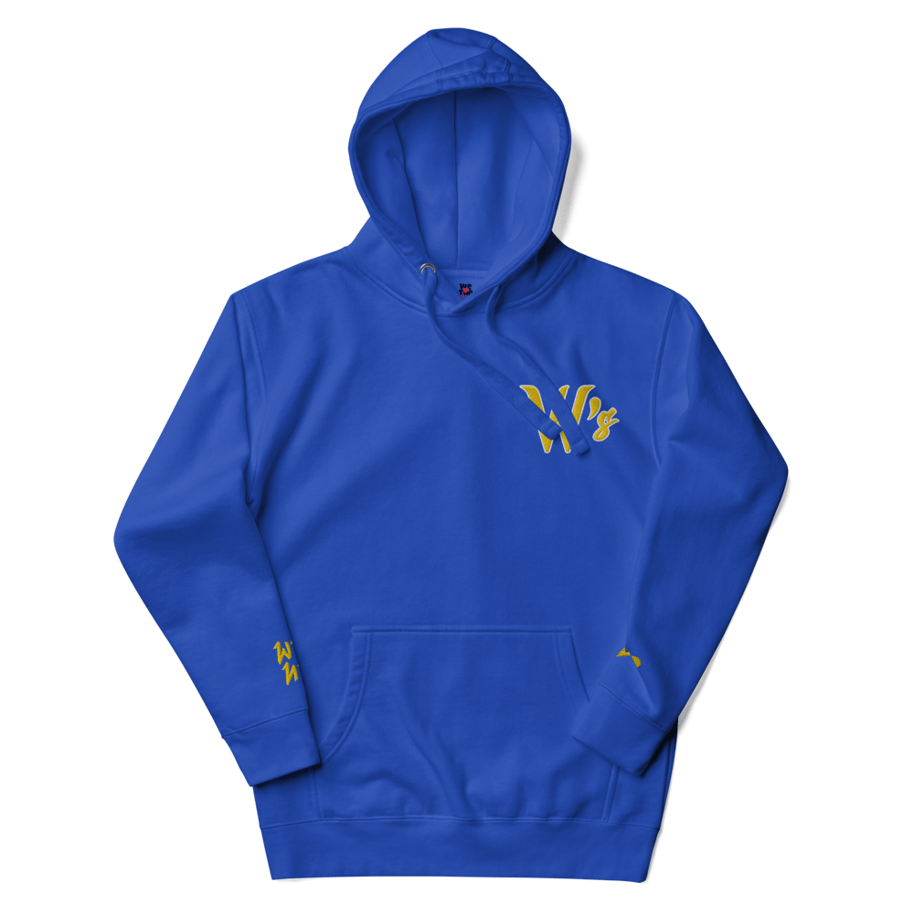 Image of Royal x Gold “W’s” Premium Hoodie