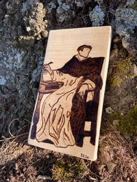 Image 1 of LIMITED EDITION St Thomas Aquinas - Basswood Icon *Only 1 left*