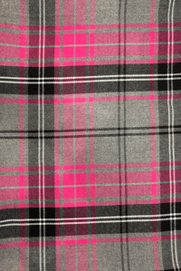 Hot Pink and Gray Tartan