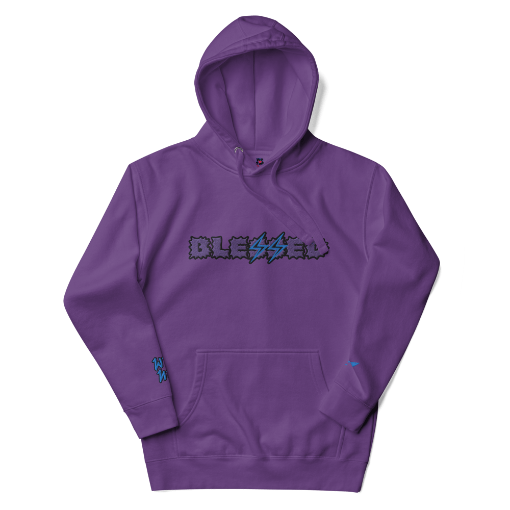 Image of Purple x Sky “Blessed” Premium Hoodie