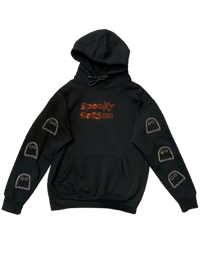 Image 1 of Spooky Season Rhinestone Hoodie 