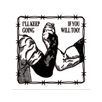 Image 2 of I'LL KEEP GOING IF YOU WILL TOO STICKER